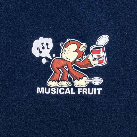 Beans Musical Fruit Monkey Joke T-Shirt Prime Cut To The Edge Medium Y2K Skate - Picture 3 of 8